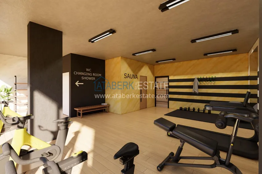 Новый проект жилого комплекса, в лесной зоне района Авсаллар - Алания 14 