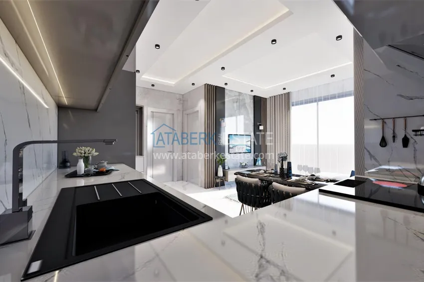 Приобрести Новый проект жилого комплекса, в лесной зоне района Авсаллар - Алания 4 