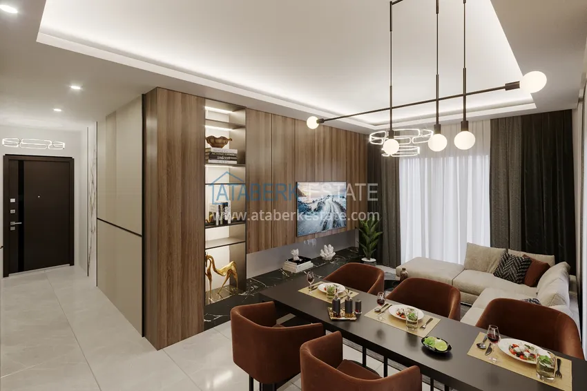 Приобрести Новый инвестиционный проект жилого комплекса в Алании - район Тосмур 4 