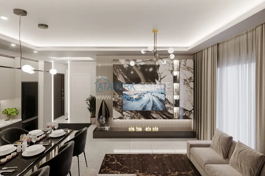 Приобрести Новый инвестиционный проект жилого комплекса в Алании - район Тосмур 15 