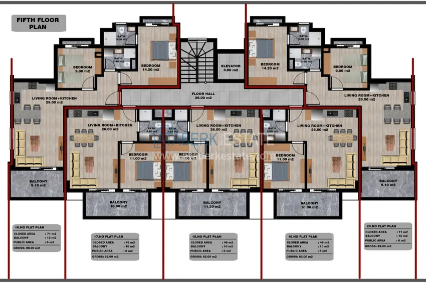 Купить дешево Новый инвестиционный проект жилого комплекса в Алании - район Тосмур 2 