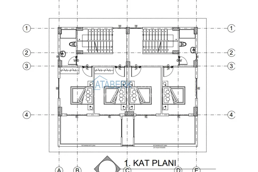 Купить дешево Вилла в Алании, район Тепе – триплекс на два хозяина с панорамным видом  6 