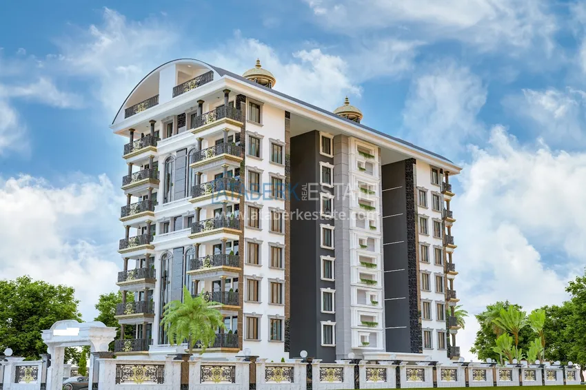 Новый проект жилого комплекса в Алании – район Авсаллар 7