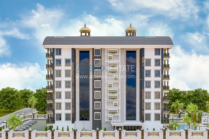 Новый проект жилого комплекса в Алании – район Авсаллар 8