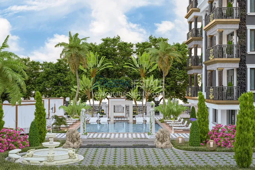 Новый проект жилого комплекса в Алании – район Авсаллар 9