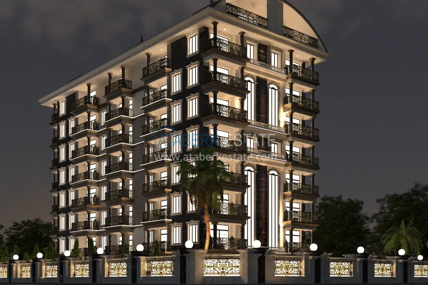 Новый проект жилого комплекса в Алании – район Авсаллар 12