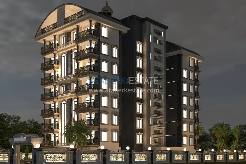 Новый проект жилого комплекса в Алании – район Авсаллар 13