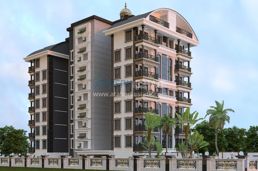 Новый проект жилого комплекса в Алании – район Авсаллар 14