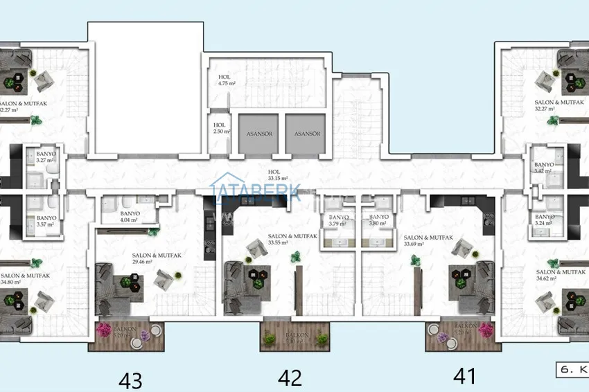 Купить дешево Новый проект жилого комплекса в Алании – район Авсаллар 3