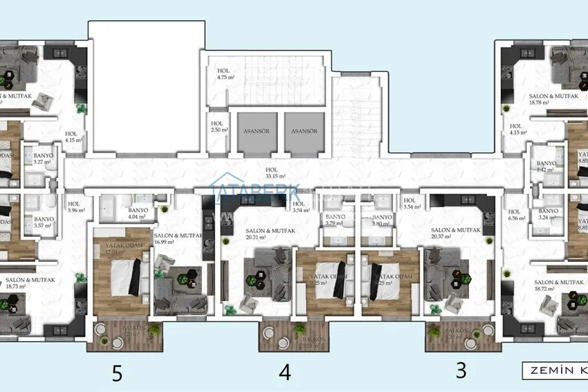 Купить дешево Новый проект жилого комплекса в Алании – район Авсаллар 6