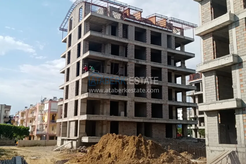 Новый проект жилой комплекс в Газипаше на этапе строительства 7 