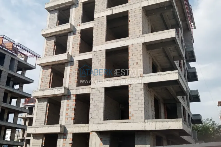 Новый проект жилой комплекс в Газипаше на этапе строительства 8 