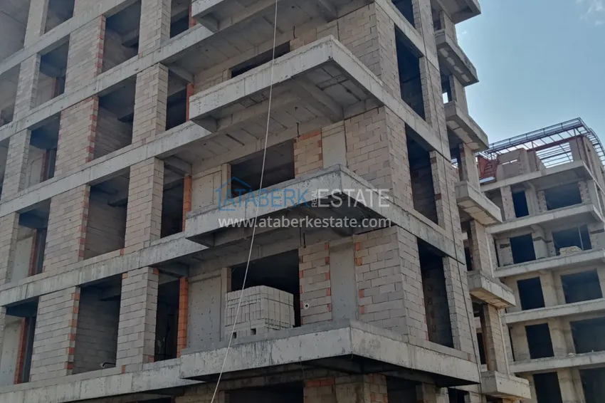 Новый проект жилой комплекс в Газипаше на этапе строительства 12 