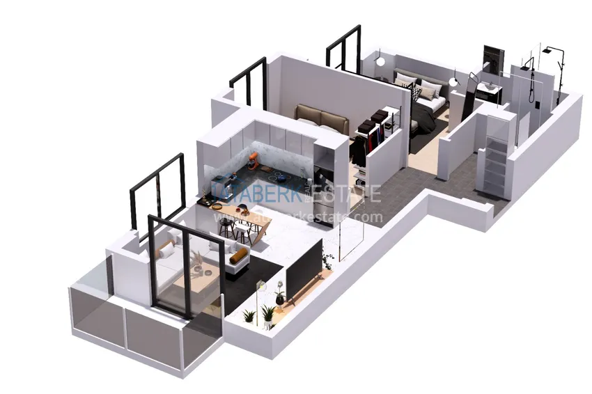 Купить дешево Старт продаж! Новый проект офф-плана в районе Махмутлар - Алания 12