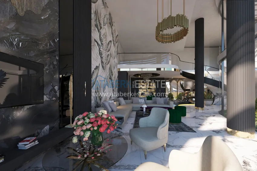 Приобрести Эксклюзивный проект частной виллы класса-люкс в Алании - Бекташ 3 