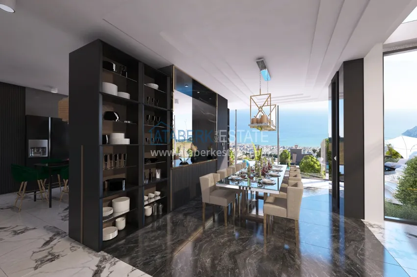 Приобрести Эксклюзивный проект частной виллы класса-люкс в Алании - Бекташ 4 