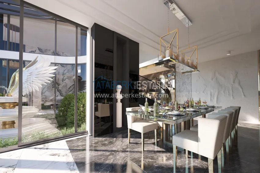 Приобрести Эксклюзивный проект частной виллы класса-люкс в Алании - Бекташ 7 