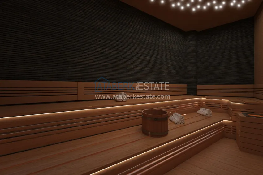 Частная вилла от застройщика в Алании район Бекташ  19 