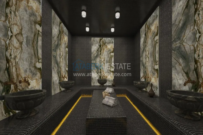 Частная вилла от застройщика в Алании район Бекташ  21 