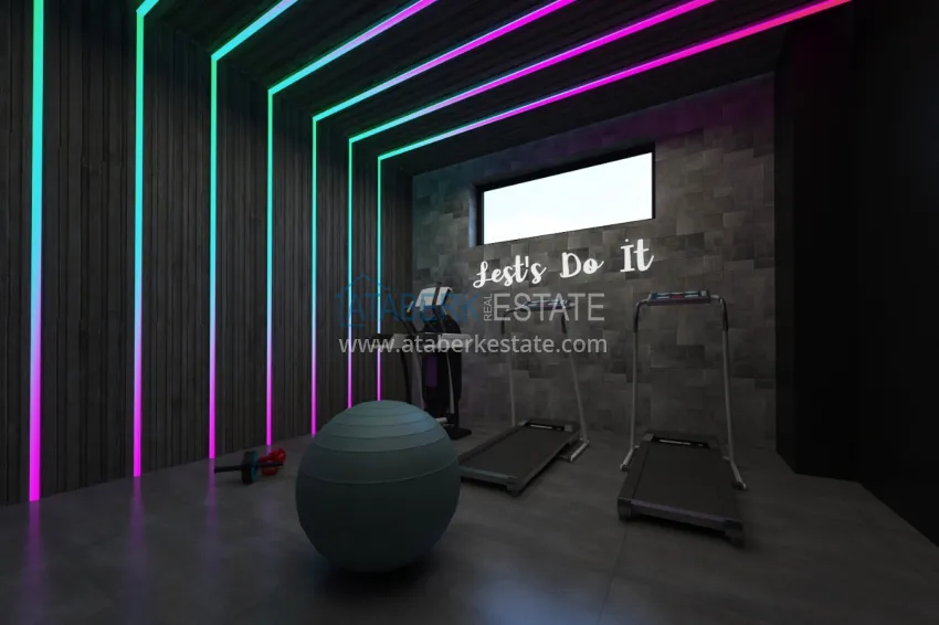 Частная вилла от застройщика в Алании район Бекташ  22 