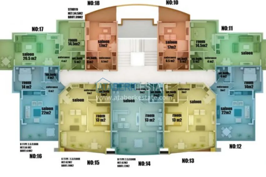 Купить дешево Квартира-студия в районе Кестель с видом на горы - первая береговая линия 1 