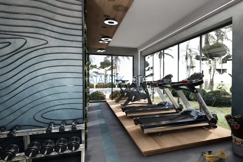 Двухкомнатные квартиры в Алании, район Махмутлар в комплексе на этапе строительства 18