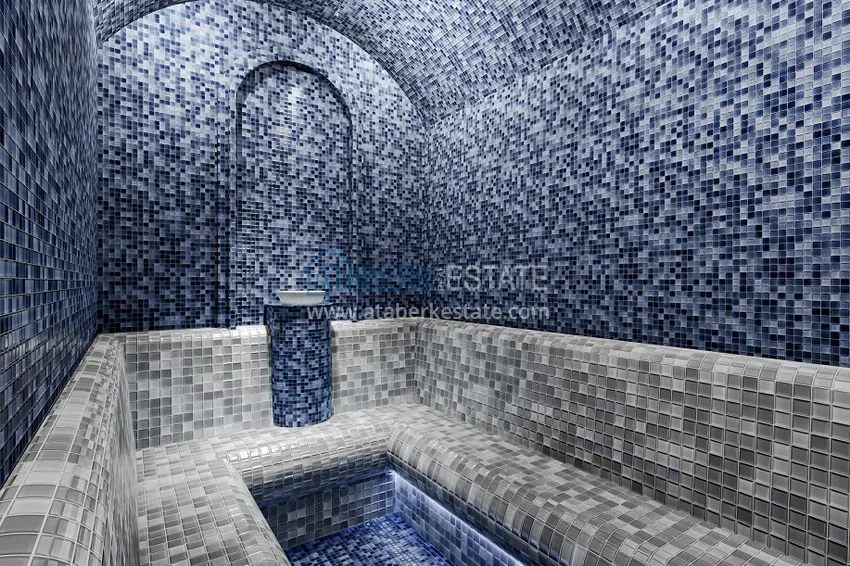 Двухкомнатные квартиры в Алании, район Махмутлар в комплексе на этапе строительства 23