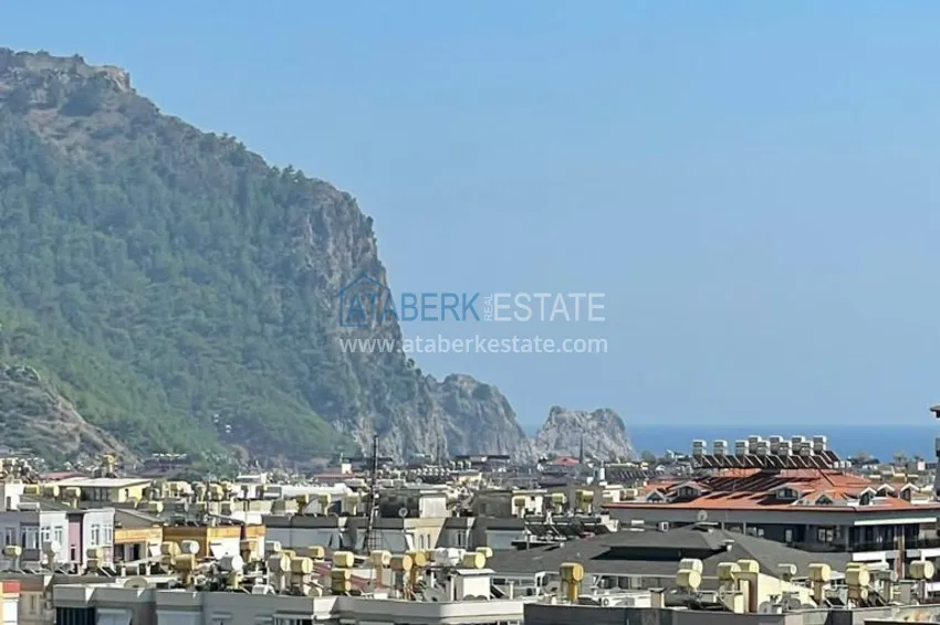 Приобрести Квартира меблированная с видом на горы в Алании - район пляжа Клеопатра 12 