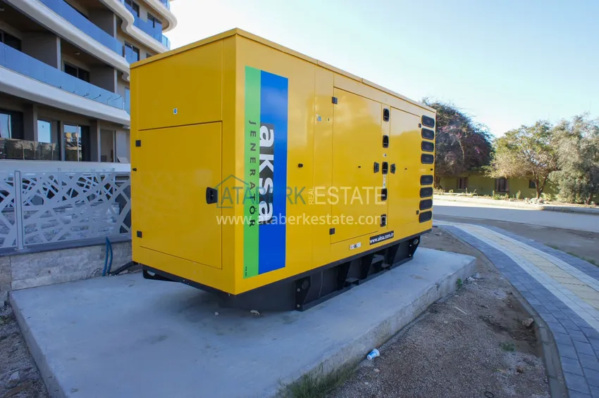 Квартира в Каргыджаке с мебелью и видом на море в резиденции на первой береговой 11 