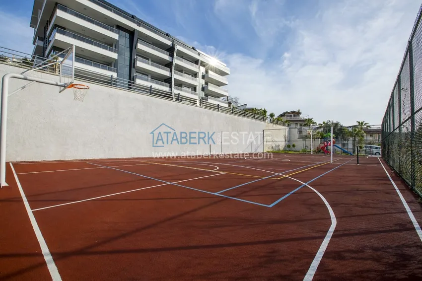 Квартира в Каргыджаке с мебелью, застекленным балконом и видом на море 12 