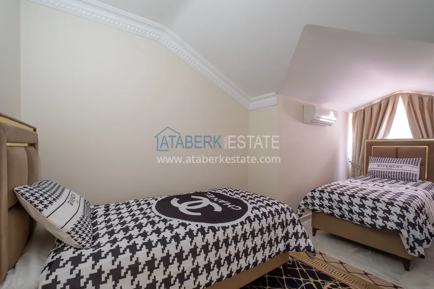 Приобрести Дуплекс в Алании район Оба меблированный рядом с морем 13