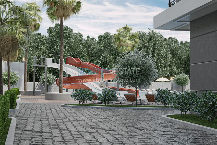 Новый современный жилой комплекс в Алании, район Авсаллар 11 