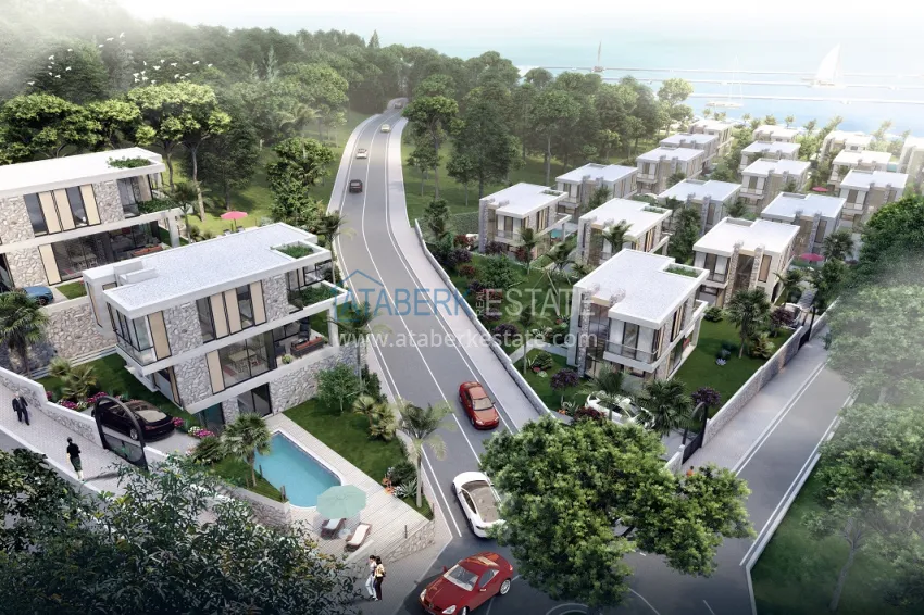 Новый проект коттеджного комплекса в Бодруме – Мугла, на первой береговой линии 11 