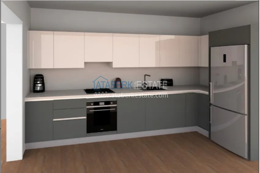 Приобрести Пентхаус-дуплексы в Алании - район Бекташ в комплексе на завершающем этапе строительства 3 