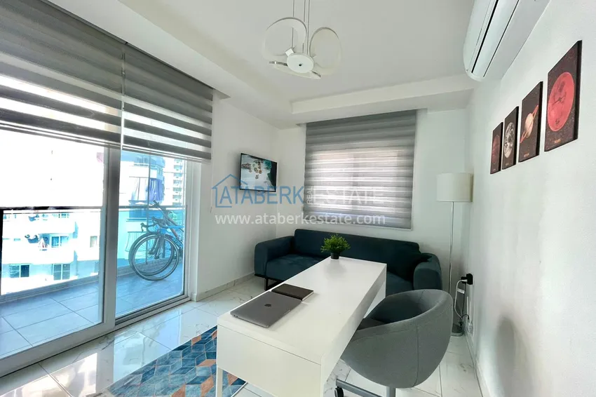 Приобрести Квартира в Махмутларе с мебелью и частичным видом на море и горы 12