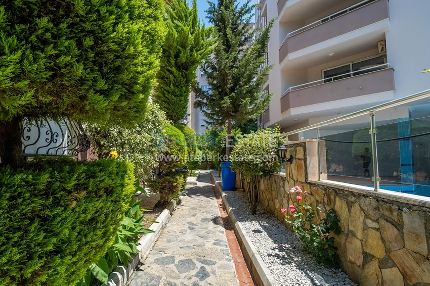 Дуплекс в Алании район Оба меблированный рядом с морем 12