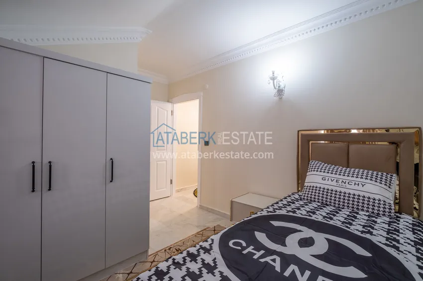 Приобрести Дуплекс в Алании район Оба меблированный рядом с морем 14