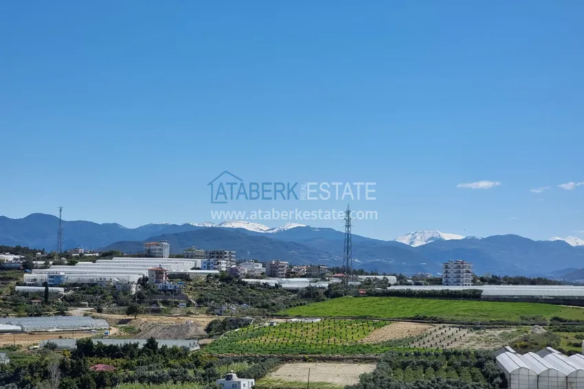 Приобрести Двухуровневый пентхаус в Авсалларе с видом на море и горы 13