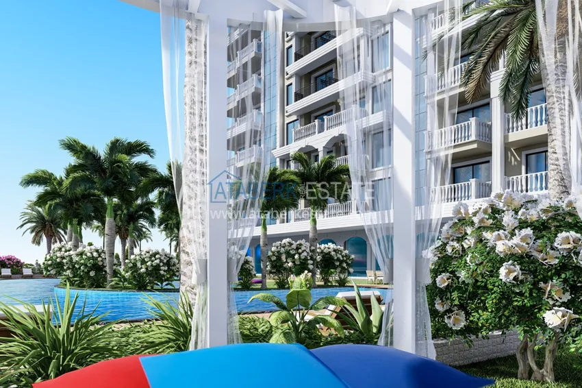 Квартира в районе Авсаллар от инвестора в строящемся комплексе 12 