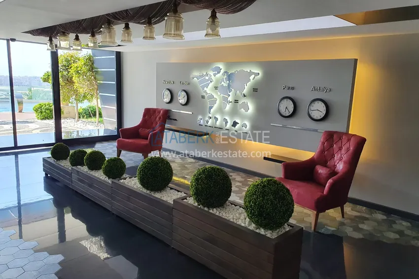 Квартира в Каргыджаке с мебелью, застекленным балконом и видом на море 13 