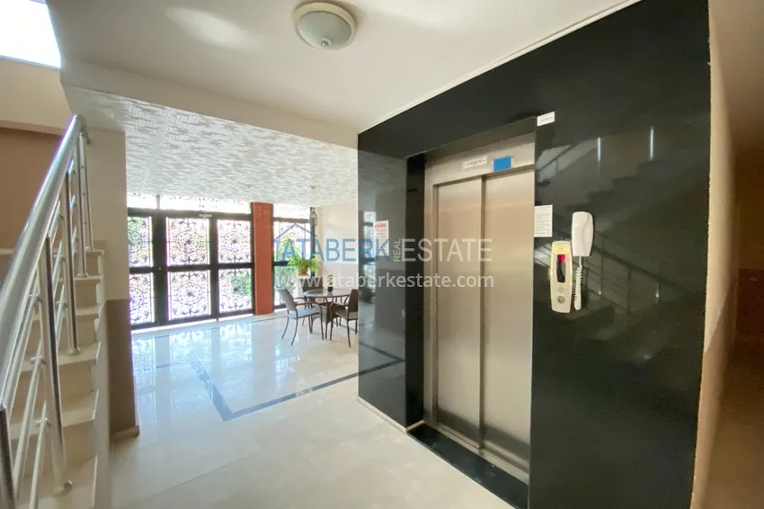 Квартира в Алании район Авсаллар с мебелью, видом на море и горы 13 