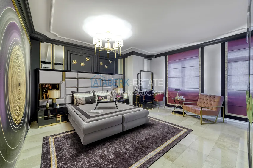 Приобрести Квартира в Махмутларе с оригинальным дизайнерским интерьером и прямым видом на море 14