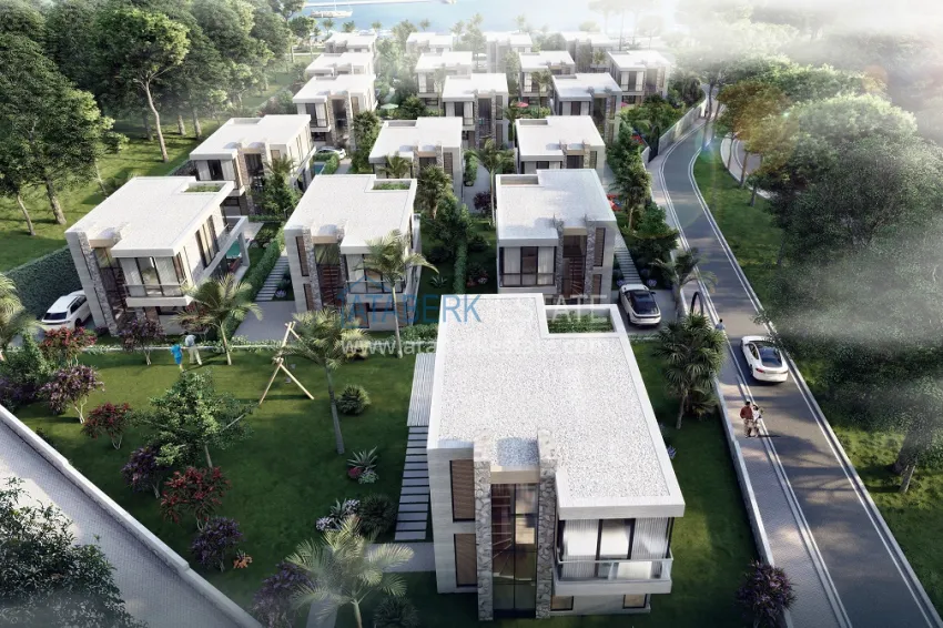 Новый проект коттеджного комплекса в Бодруме – Мугла, на первой береговой линии 13 