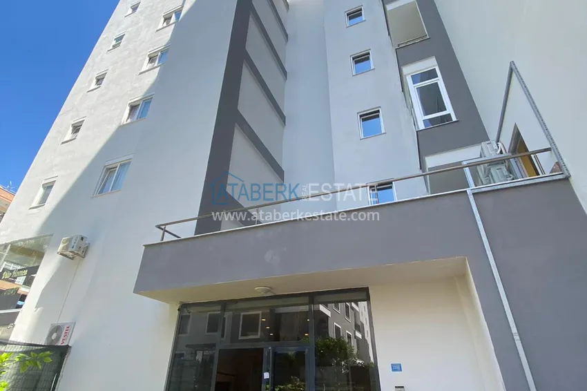 Квартира с мебелью и частичным видом на море, в Махмутларе 8 