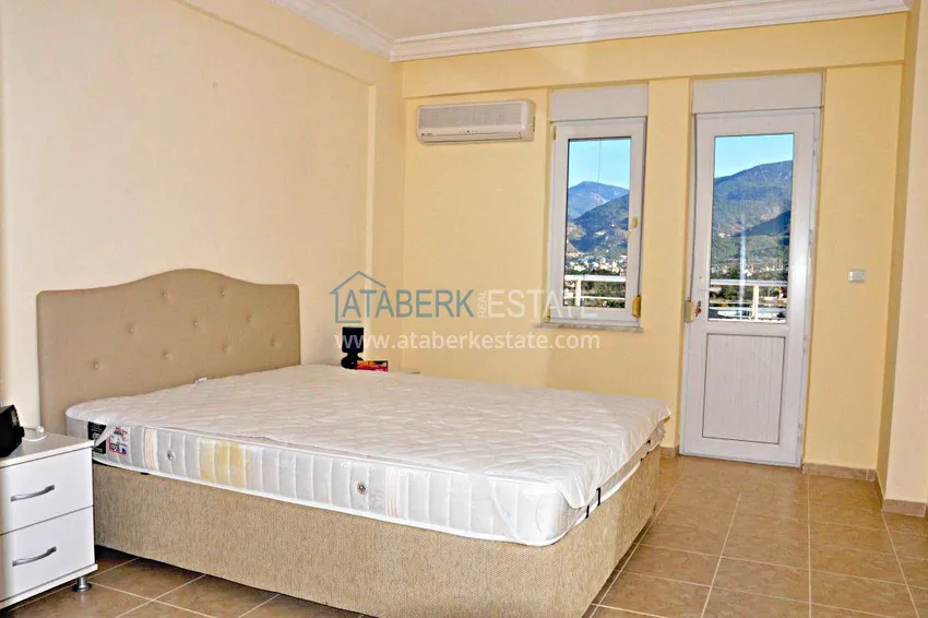 Приобрести Двухуровневый пентхаус в районе Тосмур с мебелью, видом на море и горы 13 