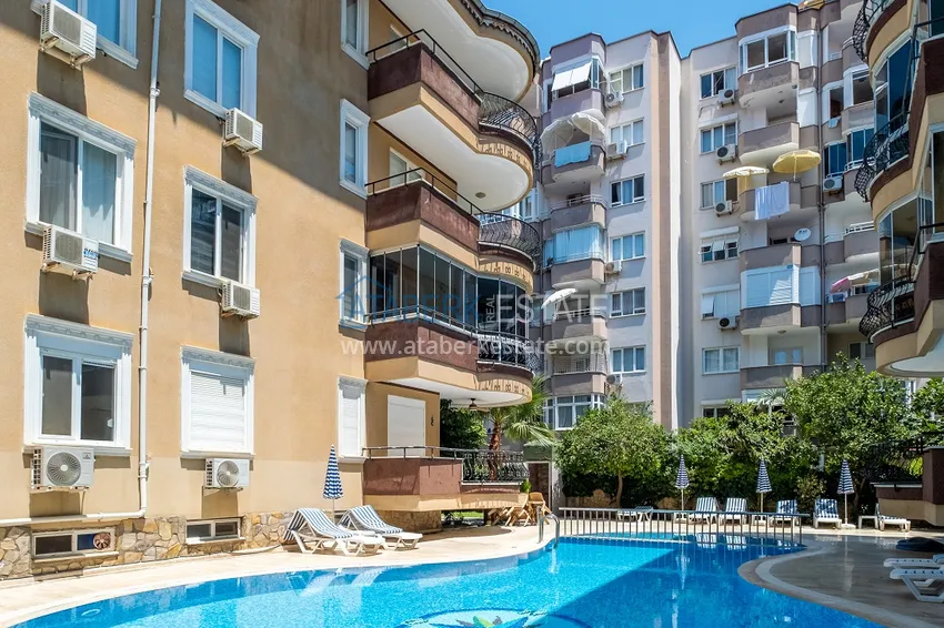 Дуплекс в Алании район Оба меблированный рядом с морем 14