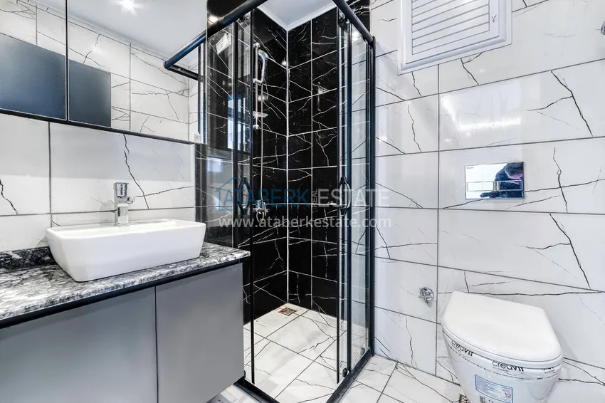 Приобрести Квартира в районе Оба двухкомнатная с новой мебелью и видом на горы 8 