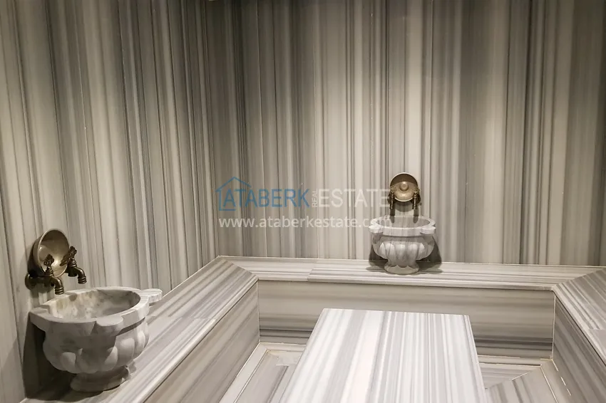 Квартира меблированная с видом на горы в Алании - район пляжа Клеопатра 20 