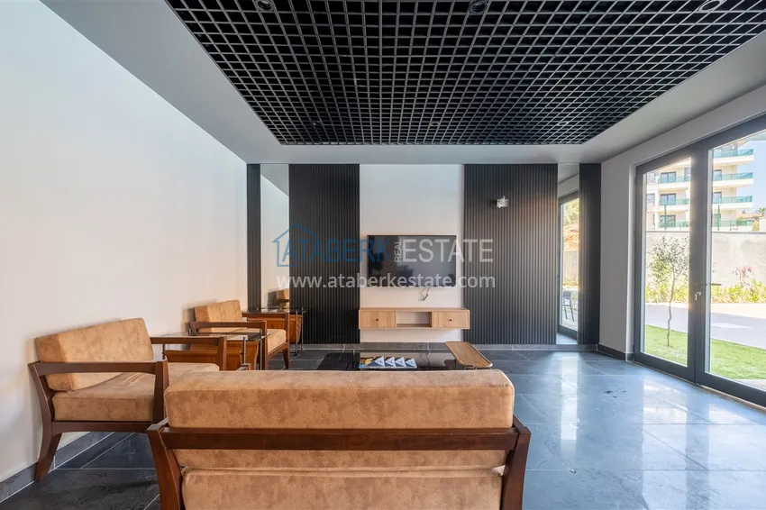 Квартира в районе Оба двухкомнатная, с новой мебелью и видом на море 15