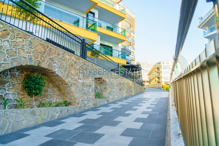 Квартира в Каргыджаке с видом на море, в комплексе на первой береговой линии 20 